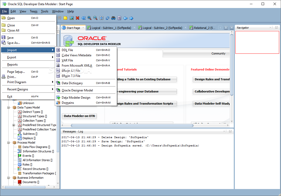Oracle modeler download